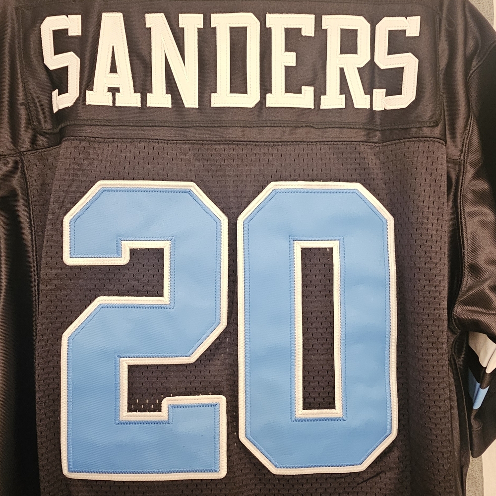 Detroit Lions Barry Sanders #20 NFL Men's Black  Jersey - Picture 3 of 7